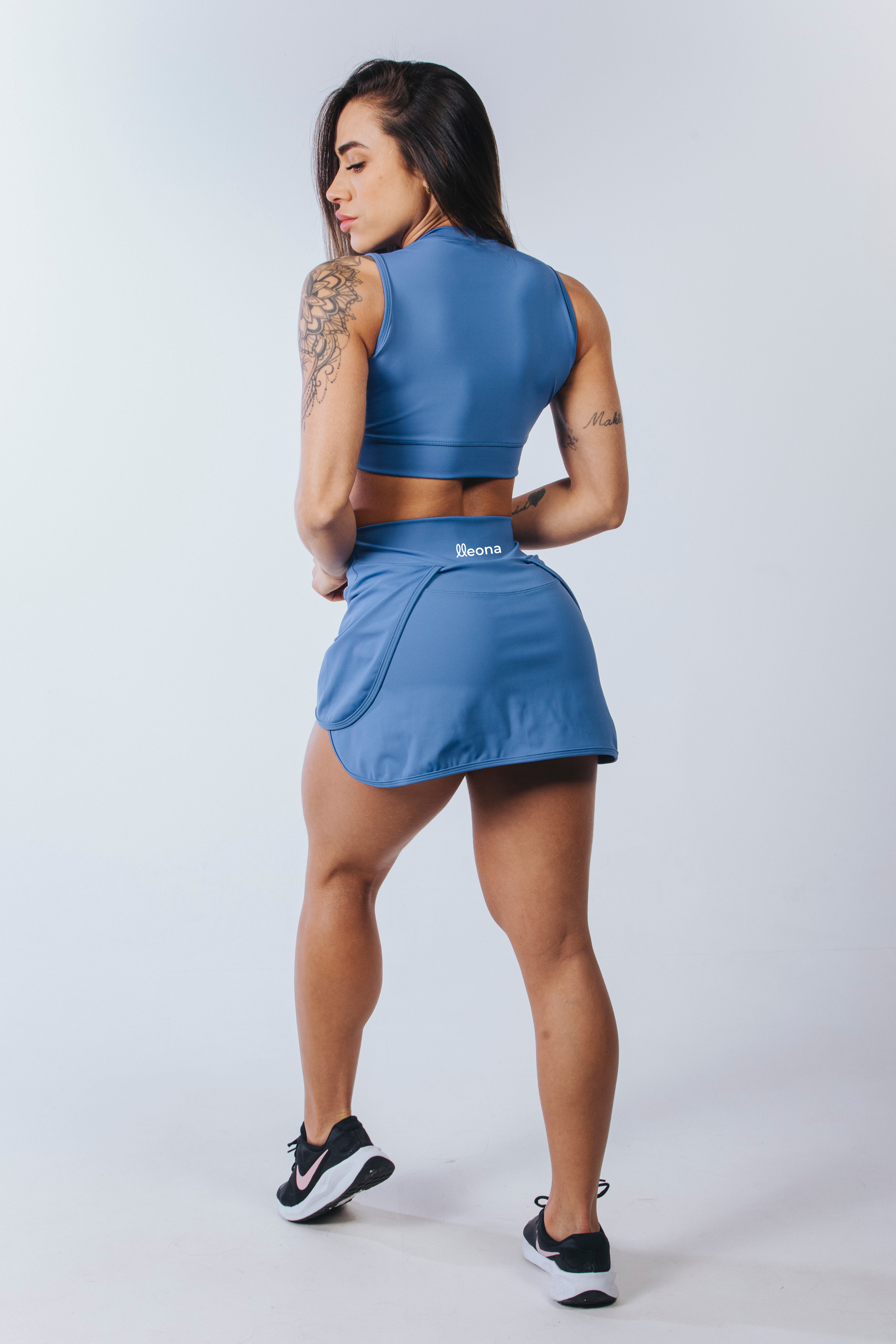 Saia Feminina Azul