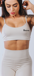 Top Feminino Cinza