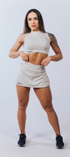 Top Feminino Cinza