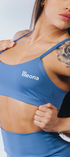 Top Feminino Azul