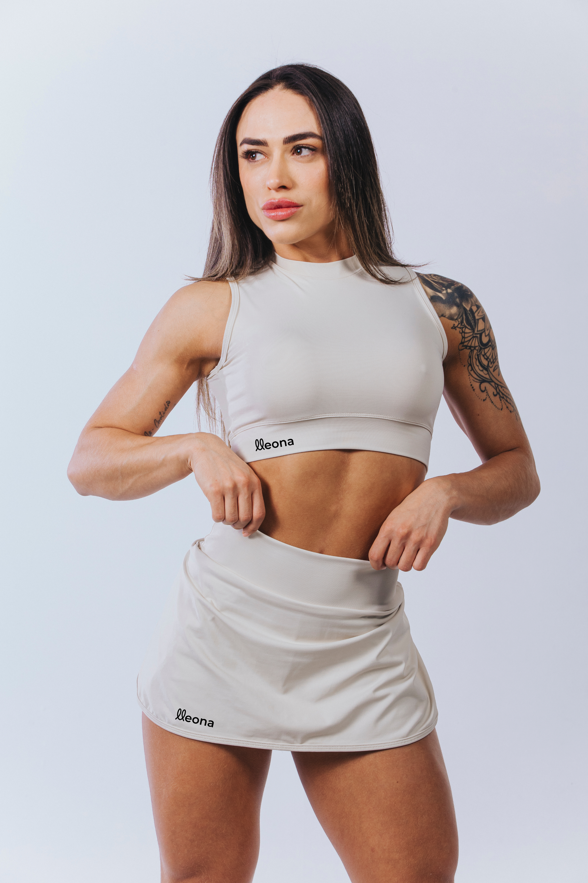 Top Feminino Cinza