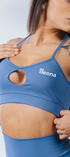 Cropped Feminino Azul